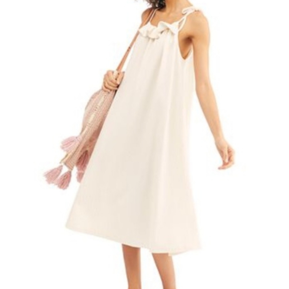 FREE PEOPLE Ivory ATHENS Midi Dress